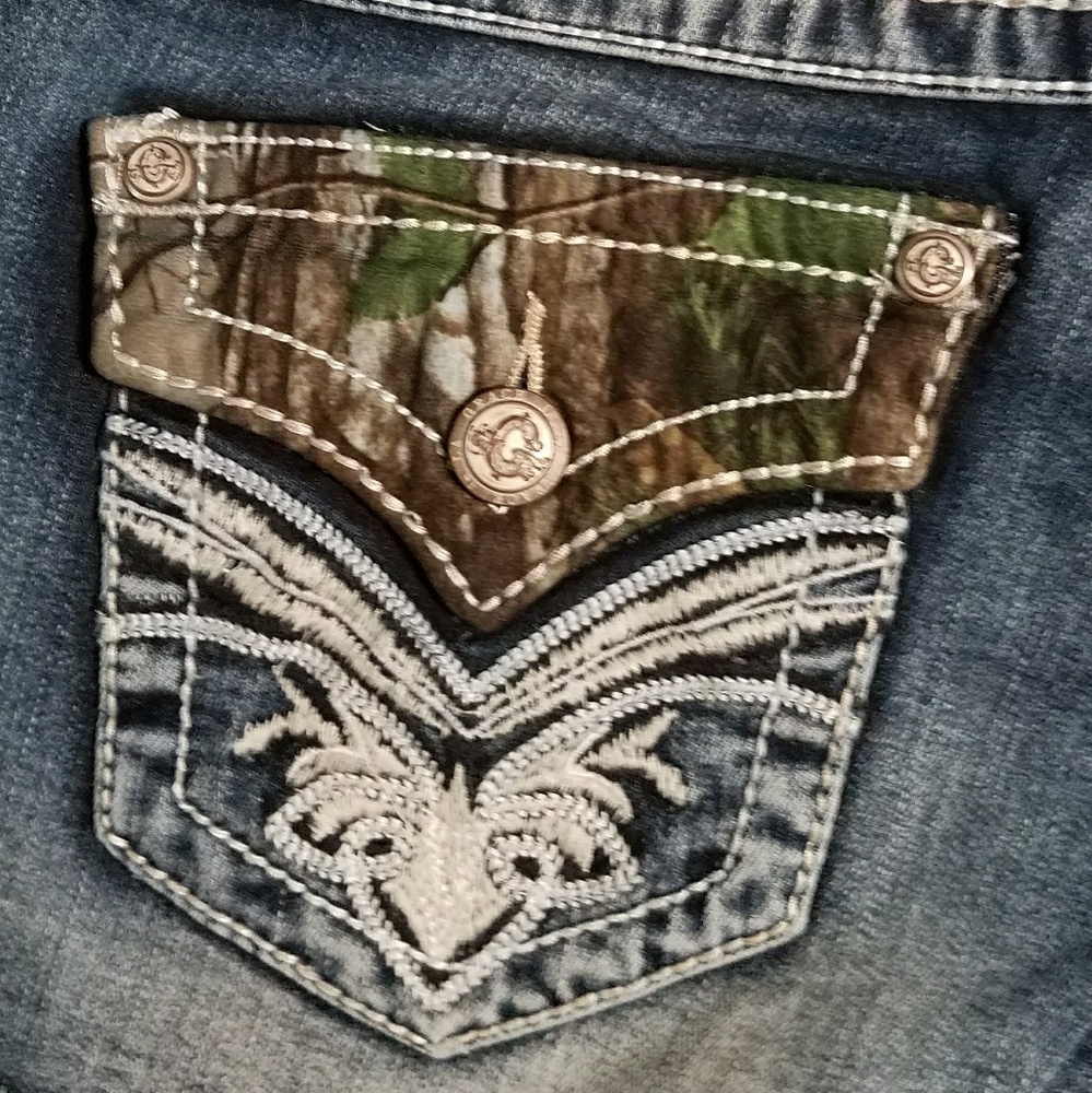 NWT Grace in La Jean Camo Shorts - Picture 4 of 6